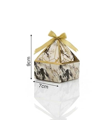 Little Blooms Gift Box With Ribbon - Decorative Hamper Boxes for Gift Empty, Multipurpose Foldable Gift Packing Box for Hamper - Perfect for Weddings, Birthdays, and Special Occasions (Mix, Box-20pcs) 2