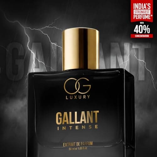 OG Luxury India's First & Strongest Perfume for Man Combo | Smokey, Shadow, Gallant & Woody Intense Extrait De Parfum | Luxury Fragrances | Long lasting Premium Perfume | Gift for Men, 50 ml Each, Pac 4