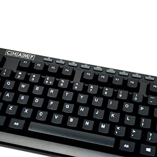 TVS ELECTRONICS Champ Executive Multimedia Combo (Wired Keyboard & Mouse)|10 Million+ keystrokes|Multimedia Functions 3