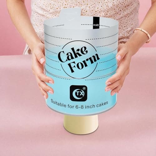 HEAVENGLOW Acrylic Cake Form Practical Easy to Use DIY Multifunctional Cake Making Tool 8 inch|Home & Garden | Kitchen, Dining & Bar | Baking Accs. & Cake Decorating |1 Set Acrylic Cake Form