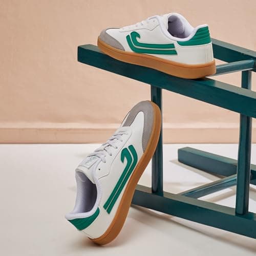 Campus Men's ROLIM WHT/GRN Sneakers - 6UK/India 1 Pair 2