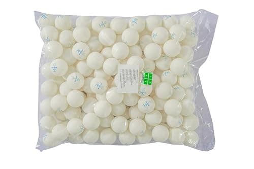 FLICK Club 1-Star Table Tennis Balls-T.T.F.I. Approved,Durable Multiball Practice & Match Balls-40+ MM Size,ABS Material, Ideal for All Players- Pack of 144 Balls - (1 Polybag) - (1 Free Shoe Bag)