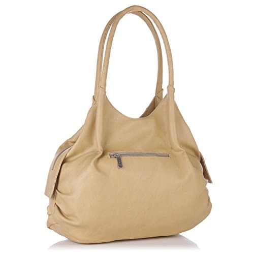Fostelo Women's Style Diva Satchel Tote Handbag for Women | Ladies Purse | Stylish Shoulder Bag | Gift For Women | Beige 4