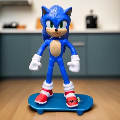 Blue Aura Cartoon Game Action Figure Spike Robo Height-15cm | SS-NC -Blue 5