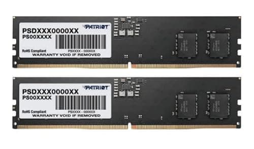 Patriot Memory Signature DDR5 RAM 16GB (2X8GB) 5600MHz CL46 UDIMM Desktop Memory Kit PSD532G5600K