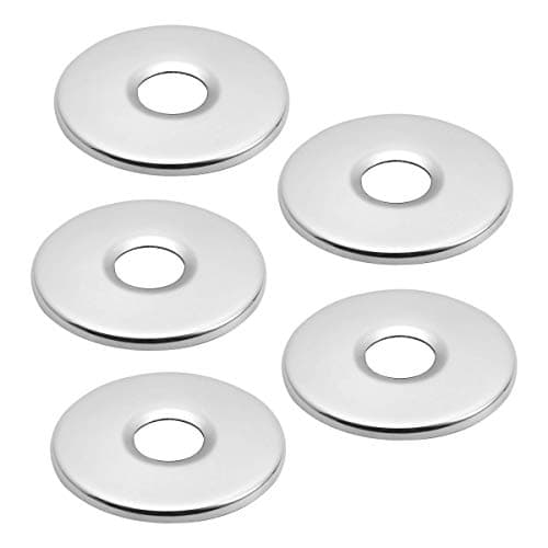 Ruhe® Premium Stainless Steel Arise Wall Flange for Kitchen Taps/Bathroom Taps/Faucets | Pack of 5 | Chrome Plated