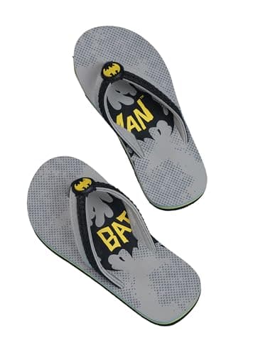 Kidsville Official DC Comics Batman Printed Boys Flip-Flop | Soft, Non-Slip, Indoor, Outdoor, House Slipper, Comfortable & Durable Footwear for Children