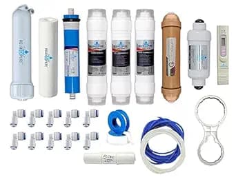 AQUA D PURE Complete RO Service Kit with 4 in 1 Copper Filter Cartridge,Suitable For All Type of RO Water Purifier