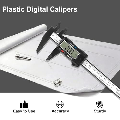 Inditrust (Lite) Digital Caliper, 0-6 inches Caliper with Large LCD Screen, Auto - Off Feature, Inch and Millimeter Conversion Measuring Tool, Perfect for Household/DIY Measurment, etc 2
