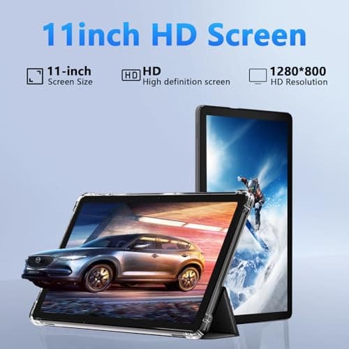 Aheadthink 11" 2-in-1 Tablet, 18GB + 128GB, Android 15 Tablet, 1TB Expandable 13MP Camera, Octa-Core 5G WiFi 8000MAH Processor, 11" IPS HD Touchscreen Battery. 3