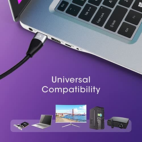 Zebronics HAA3021 HDMI Cable 2.1 with eARC & CEC, 8K @ 60Hz, 4K @ 120Hz, UHD Resolution, 3 Mtr (9.8ft), 48 Gbps Transmission, Ultra High Speed, Supports Dolby | DTS | 3D, Gold Plated, Male-to-Male 3