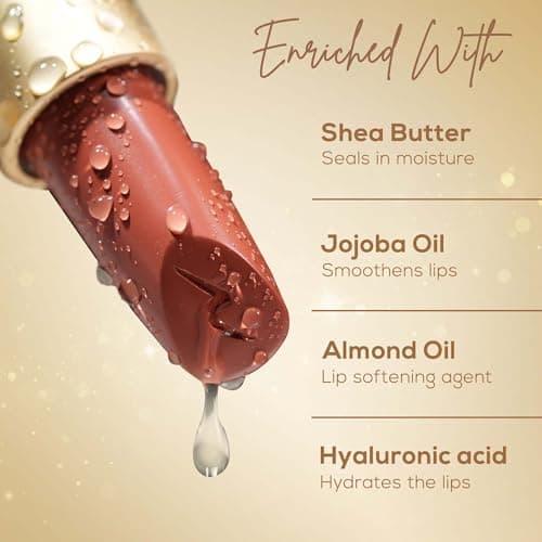 RENEE H2O Hydrating Creme Lipstick-Wine Splash, Super Glossy, Lightweight, Non-drying & Hydrating, Easy Glides Formula with Intense Pigment, Shea Butter, Hyaluronic Acid, Jojoba Oil Infused 4