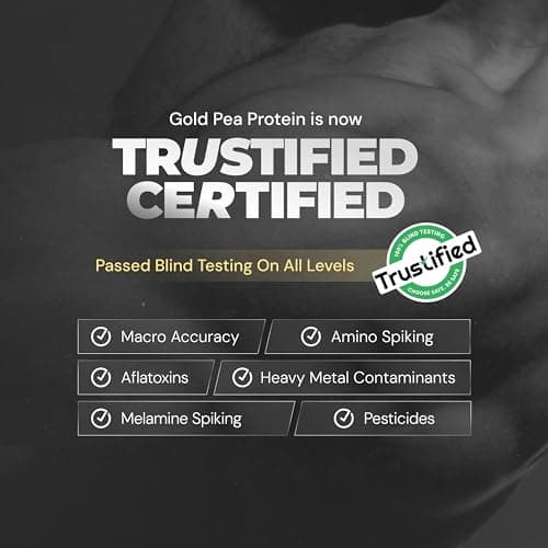 NUTRABAY Gold 100% Pea Protein Powder - 1kg, Cold Coffee | 25g Protein, 4.6g BCAA, 5g Fiber | Complete Amino Profile | Tastiest & Smoothest Vegan, Plant Protein | Muscle Gain & Fast Recovery 4