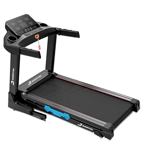 Durafit91™ Solid 5.5HP Peak AC Motorized Treadmill | Max User Weight 130 Kg | 12 Level Auto Incline | Max Speed 16 Km/Hr | Gel Absorption Technology |DIY
