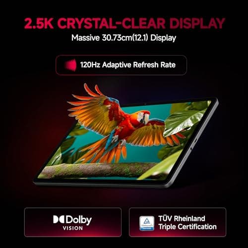 Redmi Pad 2 Pro [Smartchoice] | 12000mAh | Snapdragon 7s Gen 4 |12.1-inch, 2.5K Display |83+ Days Standby |HyperOS 2 |120Hz| Dolby Vision Atmos | Wi-Fi 6| AI Powered | 8GB,128GB |Graphite Grey 5