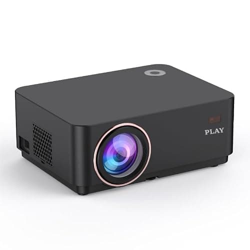 PLAY MP1 Pro 4K 8K Projector, 500 ANSI Lumens, Portable Projector with Native 1080p, Smart Android OS, Portable Cinema with Electric Keystone & Bluetooth 5.0, Screen Mirroring, 2x5W Speakers 4