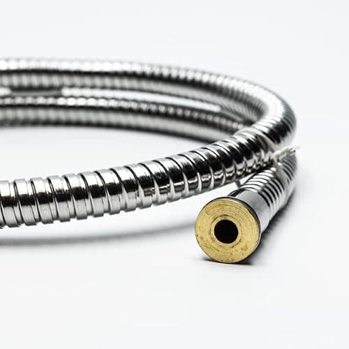 Kohler Health Faucet Hose | 1 Meter Flexible Metal Tube | High-Pressure Spray Head Connector | Durable Bathroom Accessory | Polished Chrome Finish | 2 Year Warranty 2