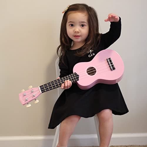 POMAIKAI Soprano Ukulele for Beginners, 21 Inch Kids Ukulele with Gig Bag (Pink) 2