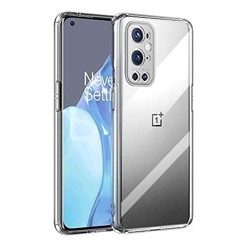 JGD PRODUCTS for OnePlus 9 Pro Premium Transparent Hybrid Soft Slim Dust Proof Plastic Back Case Cover with Camera Protection