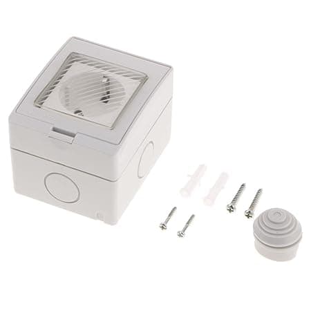 Wall Socket Electrical Outlet Home Power Supply Switch Plug Base with Cover