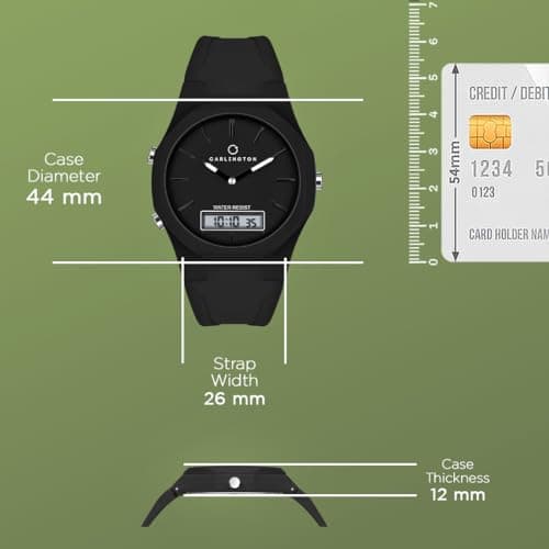 Carlington Endurance Series Analog-Digital Wrist Watches for Men - CT_9145 4