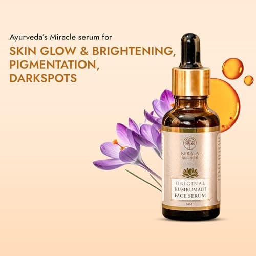 Original Kumkumadi Face Serum – Ayurvedic Night Serum with Saffron, Manjistha & Sandalwood for Glowing, Bright & Even-Toned Skin – Natural & No- Chemical (30 ML) 2
