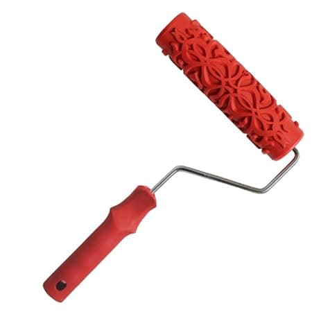 7DIY Wall Decor Empaistic Flower Painting Roller Brush Tool with Handle #3"