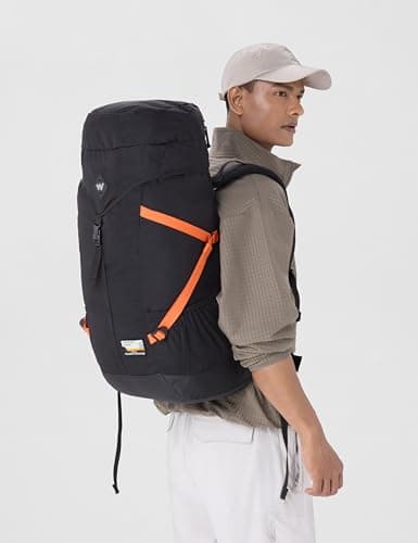 Wildcraft Polyester Rucksack for Men & Women – Expedition RSK 45 Backpack | Unisex Durable Lightweight & Stylish – Perfect for Travel Trekking and Work (Black) 2