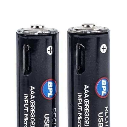 BPL Rechargeable AAA Cell with Inbuilt USB Charging Slot 5