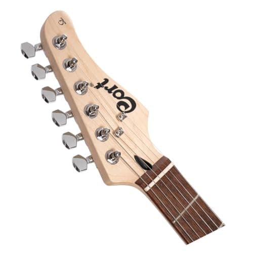 Cort G115SE BK Electric Guitar – Double Cutaway, H-S-S Pickup Setup, Beveled Heel & Smooth Satin Neck Finish 3