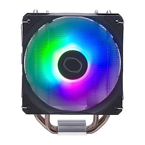 Cooler Master Hyper 212 Spectrum V3 ARGB CPU Cooler - 120mm Performance Fan | Support Latest LGA1851, LGA1700, AM5, AM4 Socket | PWM Case Fans | 71.93 CFM Airflow | 4 Heat Pipes | Copper Plate 2