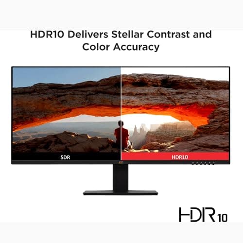 ViewSonic VA2932-MHD 73.66 Cm (29") Ultra-Wide Monitor | IPS | WFHD | HDR10 | Adaptive Sync | sRGB -120% | 21:9 Ratio| Eye Care |DCR 80M:1 | Speaker |3Side Bezel Less | HDMIx2,DP. 5