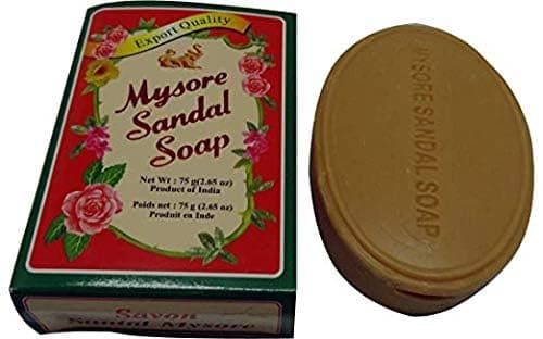Mysore Sandal Bathing Soap With Sandalwood Oil 75 Gram 6-Pack Herbal Ayurveda (6 X 75 G / 6 X 2.62 Oz) 3