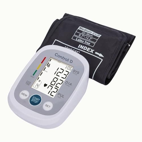 Control D Homely Smart Automatic Digital Blood Pressure Monitor Hypertension Indicator Upper Arm Portable BP Machine Power with USB-C Port 2