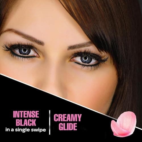 FACESCANADA Fresh Eyes Kajal Stick, 0.35G | With Rose Extracts | 24Hr Waterproof | Suits Sensitive Eyes | Intense Black Matte Finish | Refreshes Tired Eyes | Gentle | Smudgeproof | Vegan 5