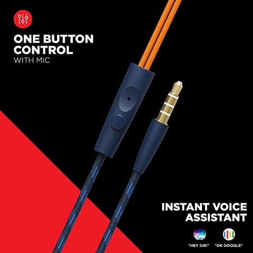 Boat Bassheads 105 Wired in Ear Earphones with Mic (Blue) 5