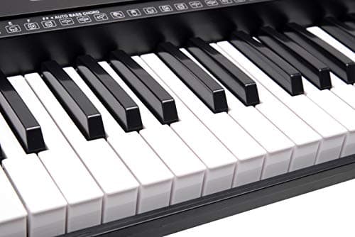 JUAREZ Octavé JRK661 61 Keys Electronic Keyboard Piano with LED Display | Adapter | Key Note Stickers | Mic |Music Sheet Stand | JAK100 Keyboard Bench | JAK200 Piano Keyboard Stand 4