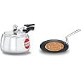 Hawkins - L18 Futura Hard Anodised Round Bottom Deep-Fry Pan(22Cm/1.5 litres) Contura Hard Anodised Aluminium Pressure Cooker, 2 Liters¬â€, Black