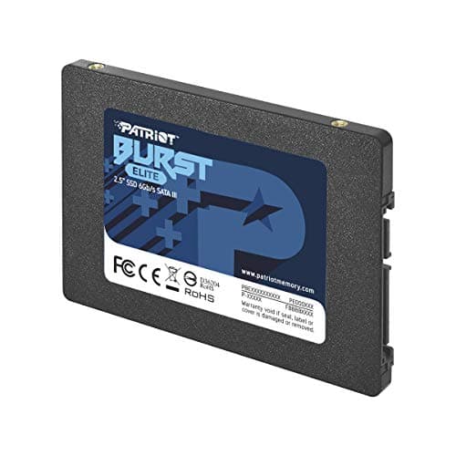 Patriot Memory Burst Elite SATA 3 240GB SSD 2.5 Inch Solid State Drive PBE240GS25SSDR 2