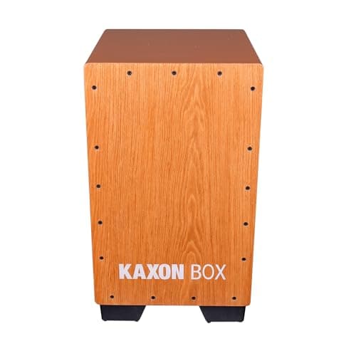 KAXON BOX Rounded corners Adjustable Snare Cajon| Hand Crafted |Heavy Duty cajon| Lilac wood (H:50 W:30 L:30) - 3 Internal Snares, Deep Bass tone 2