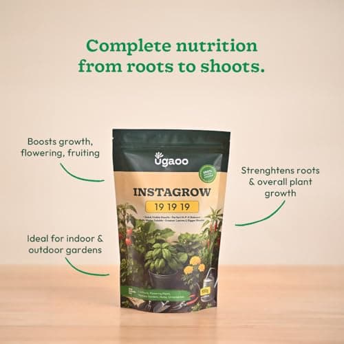 Ugaoo InstaGrow NPK 19:19:19 Fertilizer (500g) | Water-Soluble Plant Food for Growth, Flowering & Fruiting | Balanced NPK for Indoor & Outdoor Plants 3