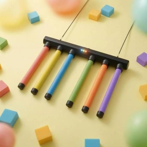 Bnf Lightweight Hanging Reaction Toy ABS Rod Task Game Easy to Carry Hand-Eye Coordination Game Fine Motor Skills, Hm-39 Rc Punishment 2