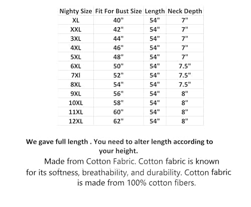 Manvicare Women's Plus Size Sleeveless Nightgown, Pastel Tie-Dye Print, Heavy Cotton Maxi Length Sleep Dress - Weight 410 Grams (Multicolor, 9XL) 5