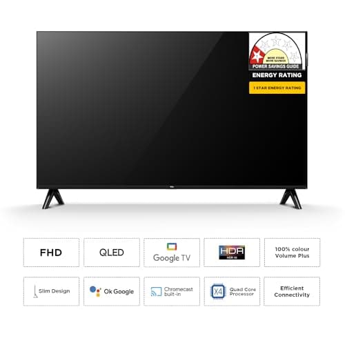 TCL 101 cms (40 inches) V5C Series Full HD Smart QLED TV Google TV 40V5C 2