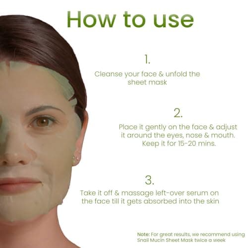 O3+ Snail Mucin Instant Glass Sheet Mask 30 ml 5