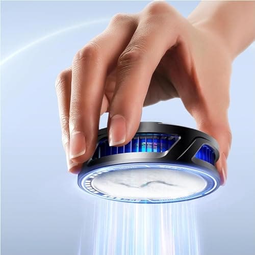 Styleoxx SL-25 Magnetic Mobile Cooler, Semiconductor Technology Phone Cooler RGB Lights, Instant Gaming Semiconductor Cooling for Android/Tablet/Pad 4