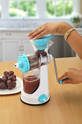 Ganesh Fruit & Vegetable Steel Handle Juicer, Blue 3