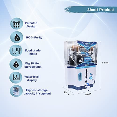 Aqua SkyLand Copper filter + 18 L RO + UV + UF + TDS + COPPER FILTER Water Purifier | White,Blue 2