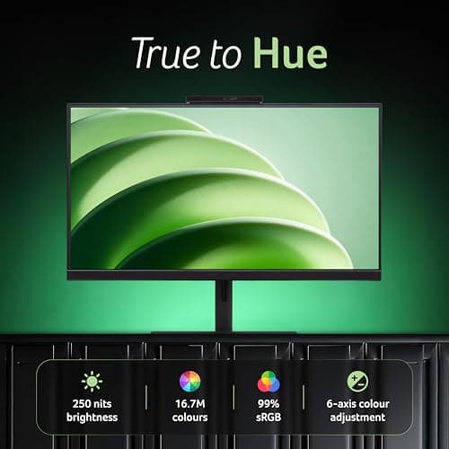 acer B227Q D1 21.5 Inch IPS Full HD Backlit LED Monitor I Full HD Adjustable Webcam, MIC Support I 100Hz I Tilt, Swivel and Height Adjustment I HDMI, VGA & USB 2.0 I Eye Care I Stereo Speakers 5