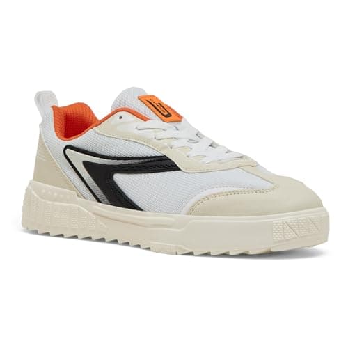 Campus Men's Static WHT/Cream Sneakers - 9UK/India 1 Pair